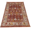 Turkish Bohemian rugs EMPIRE KP94D RED CREAM Size 150*220