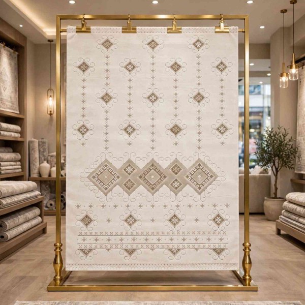 Al Hebba Carpet HAYAl Turkish Najdi G0911A beige Size 200*300