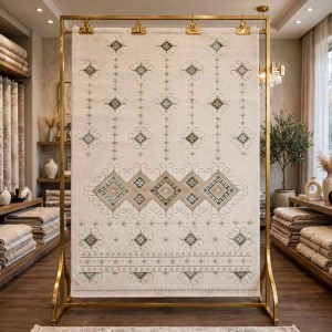 Al Hebba Carpet HAYAl Turkish Najdi G0911A green Size 150*220