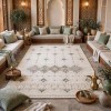 سجاد الهبه نقش نجدي تركي خيال G0911A اخضر مقاس 100*200