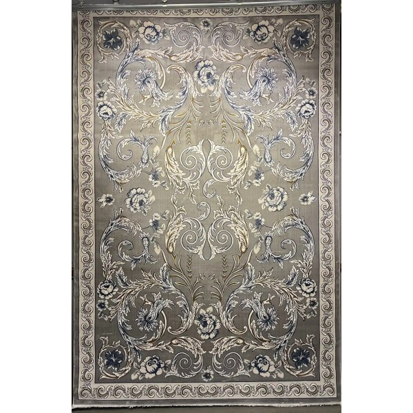 سجاد تركي جود نقش فرنسي 42001A رصاصي مقاس  400*600
