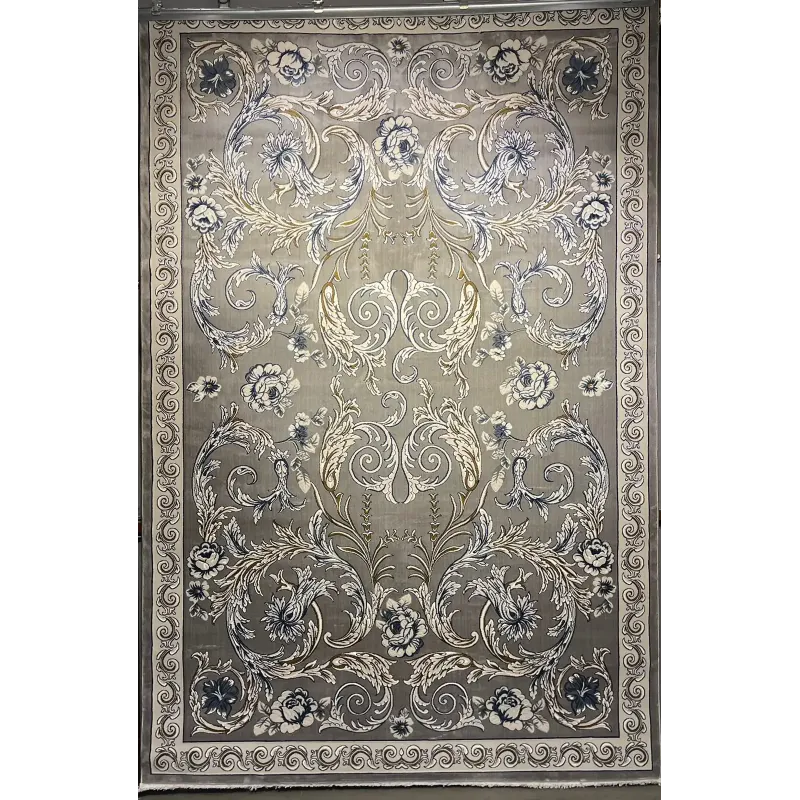 سجاد تركي جود نقش فرنسي 42001A رصاصي مقاس  400*500