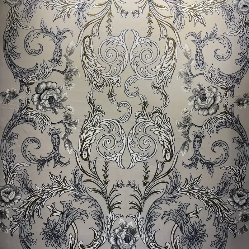 Turkish rug joud French pattern 42001A light gray size 100x200