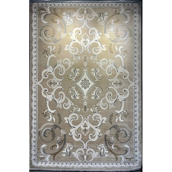 Turkish rug joud French pattern 39207A cream beige size 400*400