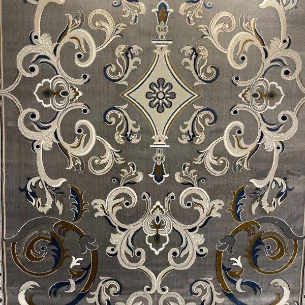 Turkish rug joud French pattern 39207A gray size 400*500