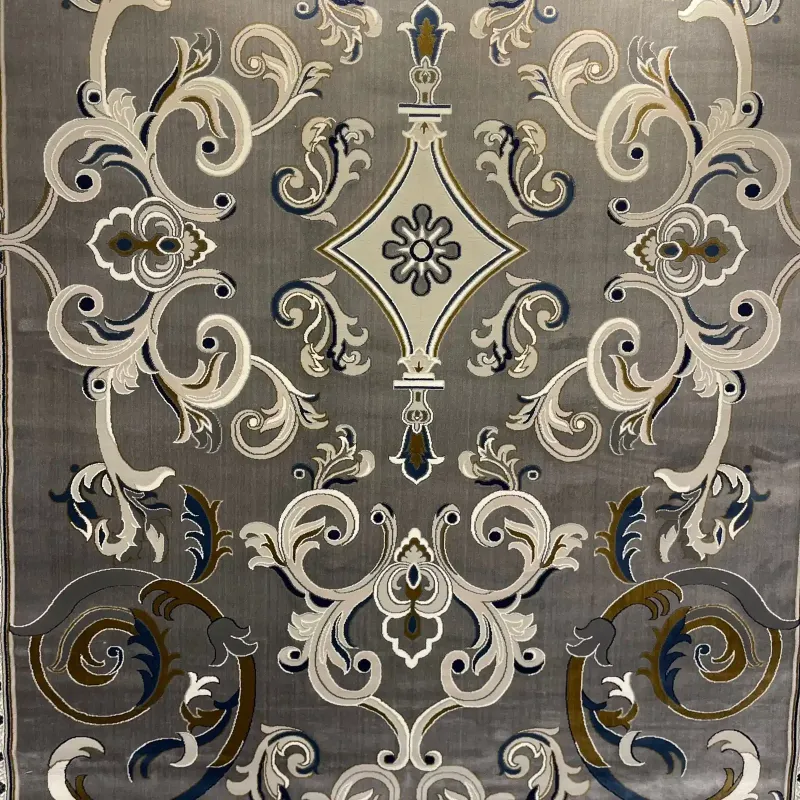 Turkish rug joud French pattern 39207A gray size 80*150