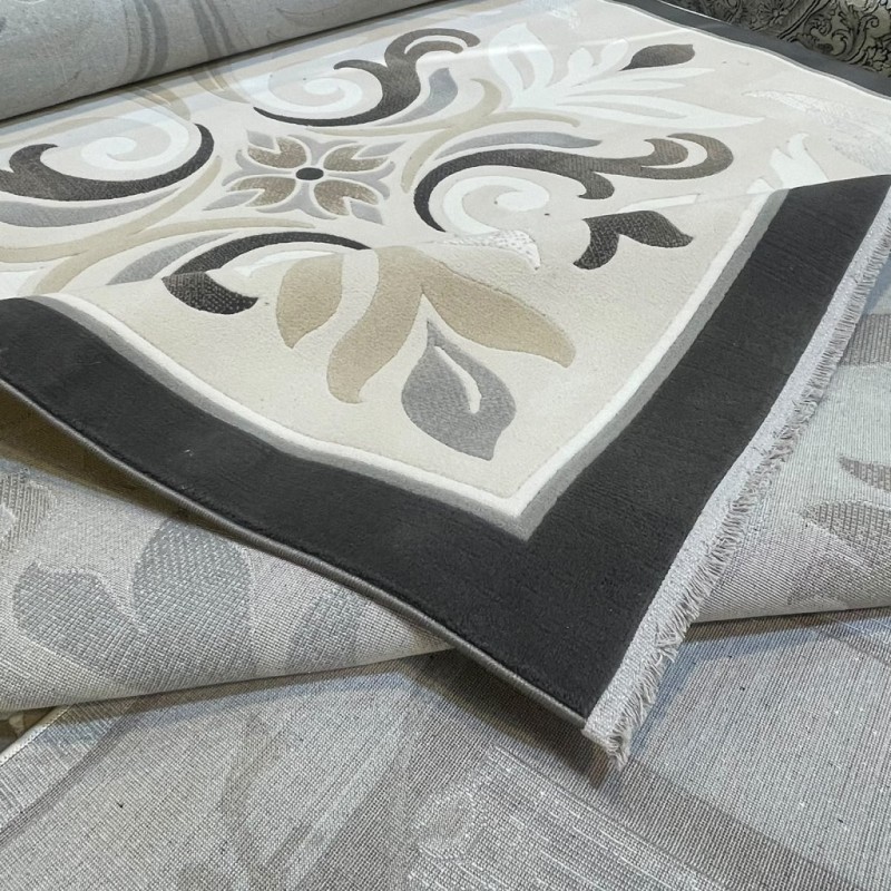 سجاد المصممين لارا تركي 42762A كريم اسود مقاس 80*150 سجاد المصممين لارا تركي 42762A كريم اسود مقاس 80*150