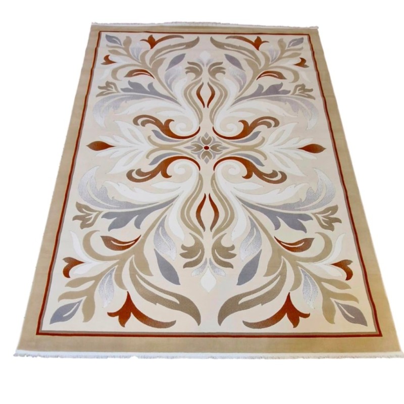 LARA Turkish Designer Rugs 42762A CREAM TERRA size 80*150 LARA Turkish Designer Rugs 42762A CREAM TERRA size 80*150