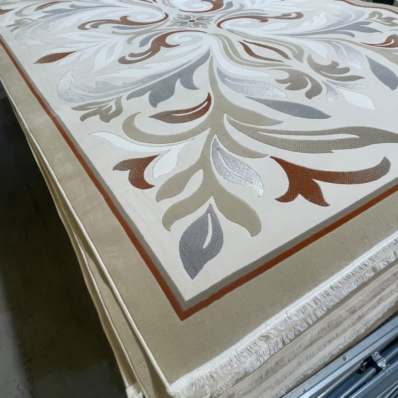LARA Turkish Designer Rugs 42762A CREAM TERRA size 80*150 LARA Turkish Designer Rugs 42762A CREAM TERRA size 80*150