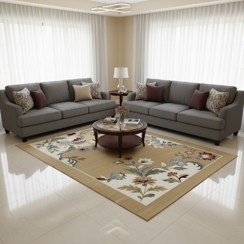 MAESTRO Turkish Designer Rugs OL424A Dark beige size 100*200