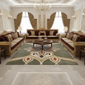 سجاد المصممين مايسترو تركي OL426A اخضر مقاس 50*80