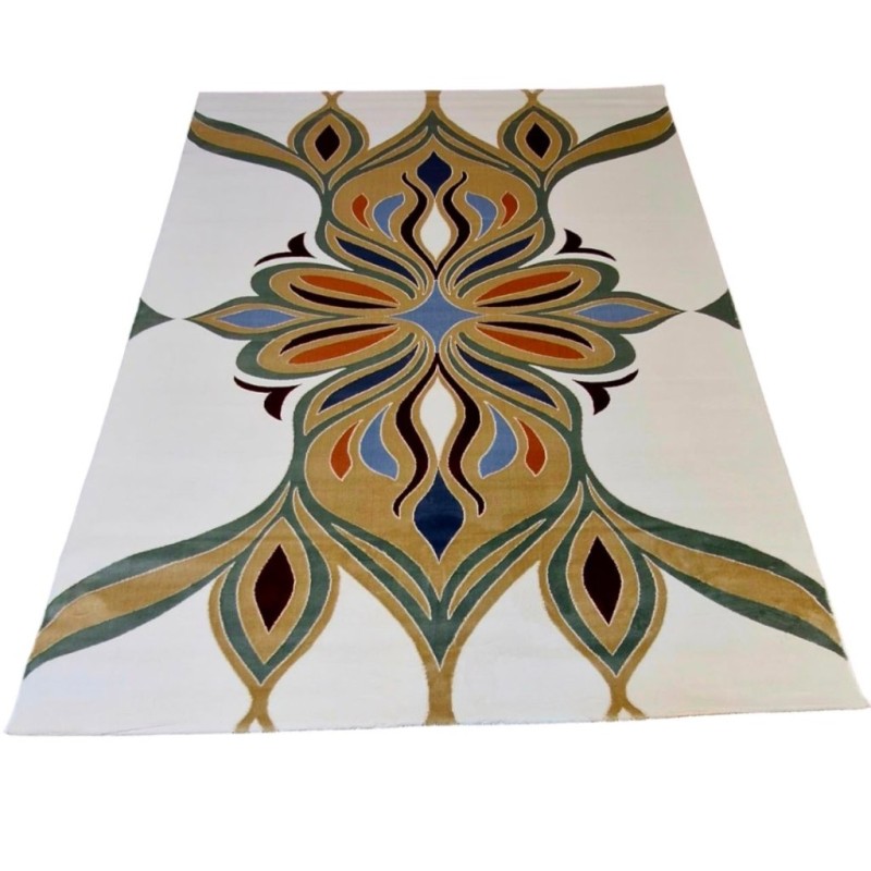 سجاد المصممين مايسترو تركي OL426A ابيض مقاس 100*200