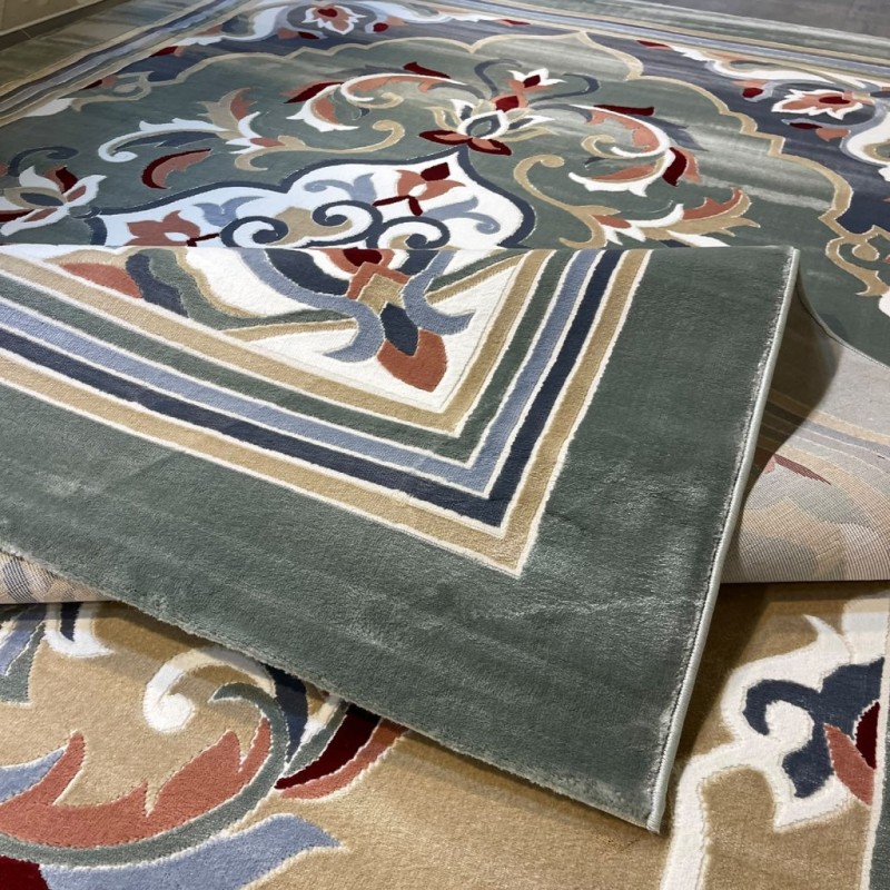 سجاد المصممين مايسترو تركي OL427A اخضر مقاس 50*80