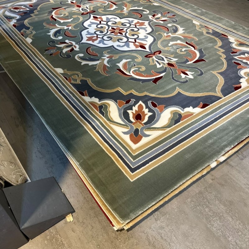 سجاد المصممين مايسترو تركي OL427A اخضر مقاس 50*80