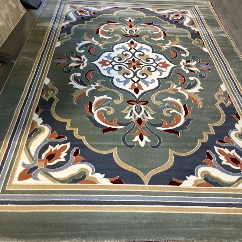 سجاد المصممين مايسترو تركي OL427A اخضر مقاس 50*80