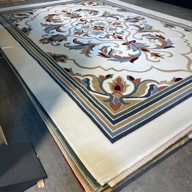 MAESTRO Turkish Designer Rugs OL427A WHITE size 400*500