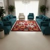 سجاد المصممين مايسترو تركي OL430A وردي عنابي مقاس 200*300