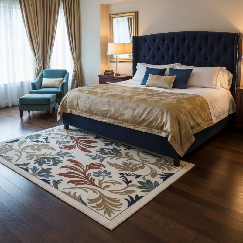 سجاد المصممين مايسترو تركي OL430A ابيض مقاس 50*80 سجاد المصممين مايسترو تركي OL430A ابيض مقاس 50*80