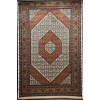 Turkish Bukhara QUADRA Afghani Rug KR64B BEIGE BROWN Size 150*220