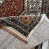 Turkish Bukhara QUADRA Afghani Rug KR64B BEIGE BROWN Size 150*220