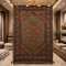 Turkish Bukhara QUADRA Afghani Rug KR64B BROWN TILE Size 300*400