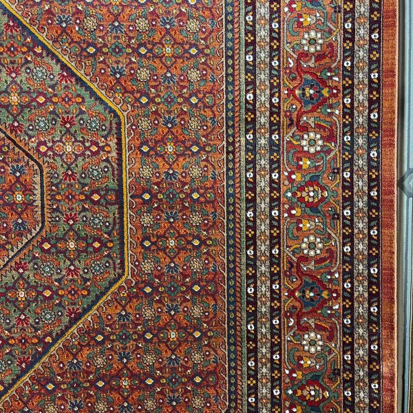 سجاد تركي بخارى كوادر افغاني KR64B تيلا عنابي مقاس 300*500