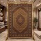Turkish Bukhara QUADRA Afghani Rug KR64B YELLOW BROWN Size 50*80