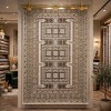 Turkish Bukhara QUADRA Afghani Rug KR67B beige BROWN Size 300*400