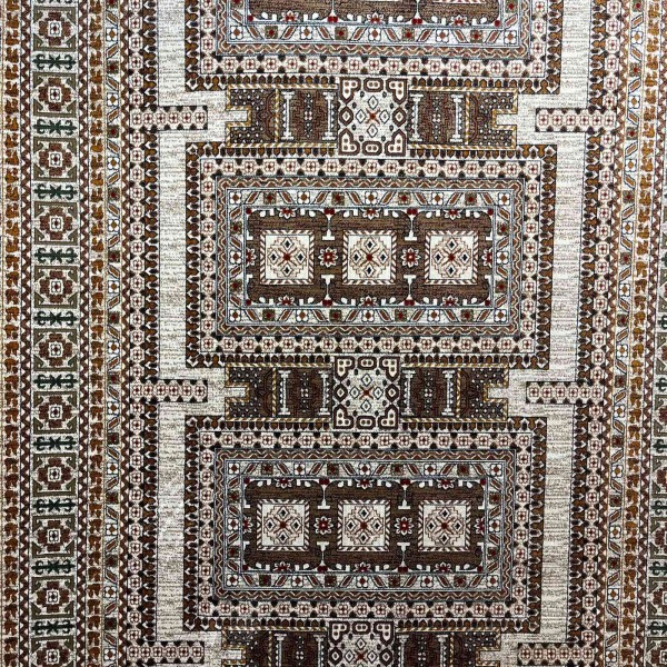 Turkish Bukhara QUADRA Afghani Rug KR67B beige BROWN Size 300*400