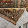 Turkish Bukhara QUADRA Afghani Rug KR67B BROWN TILE Size 100*300