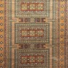 Turkish Bukhara QUADRA Afghani Rug KR67B BROWN TILE Size 100*300