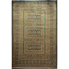 Turkish Bukhara QUADRA Afghani Rug KR67B green navy Size 300*500