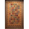 Turkish Bukhara QUADRA Afghani Rug KS87A BROWN YELLOW Size 250*350