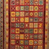 سجاد تركي بخارى السجاد التراثي الافغاني كوادر KS87A عنابي اصفر مقاس 200*300