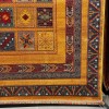 Turkish Bukhara QUADRA Afghani Rug KS87A YELLOW BURGUNDY Size 80*150