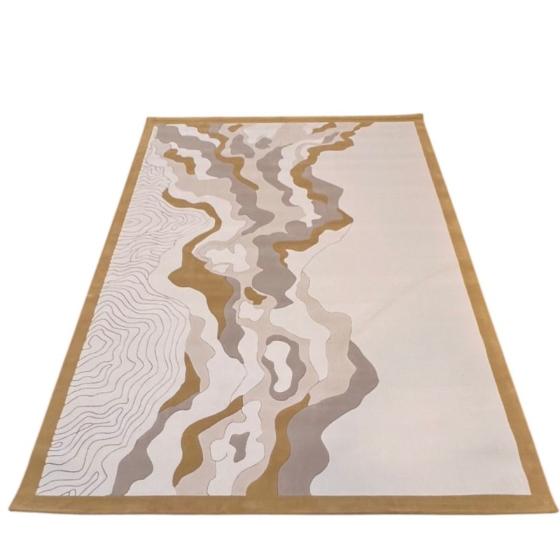 Turkish rug sahm N0364B JR2 84 white 44 golden size 400*600