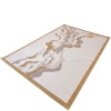 سجاد تركي سهم N0364B JR2 84 ابيض 44 ذهبي مقاس 150*230