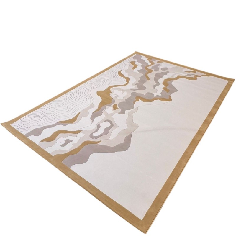 Turkish rug sahm N0364B JR2 84 white 44 golden size 400*600
