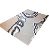 Turkish rug sahm F0750A beige black size 400*500