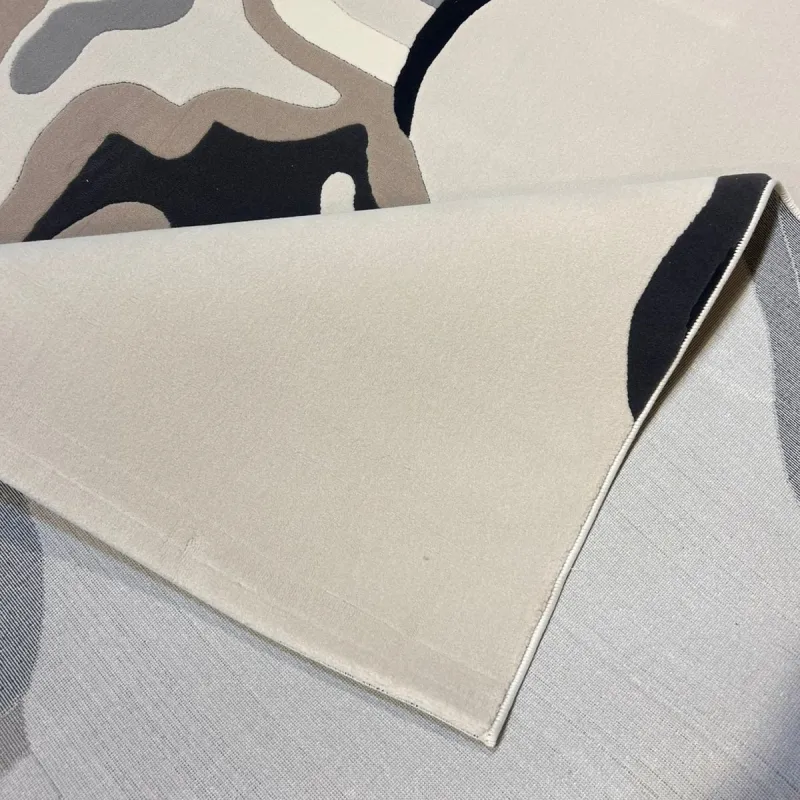 سجاد تركي سهم F0750A كريم اسود مقاس 150*230