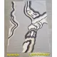 Turkish rug sahm F0750A Light gray cream size 400*600