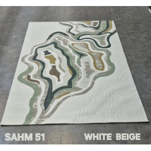 Turkish rug sahm OC551A beige white size 250*350