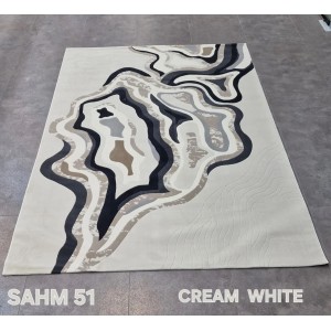 Turkish rug sahm OC551A cream white size 150*230