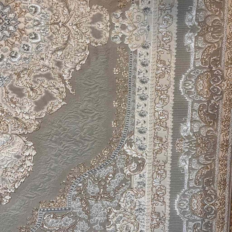 سجاد تركي سيلفر 24 بيج رصاصي فاتح مقاس 400*600
