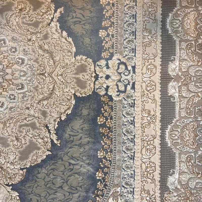 سجاد تركي سيلفر 24 سماوي مقاس 400*600