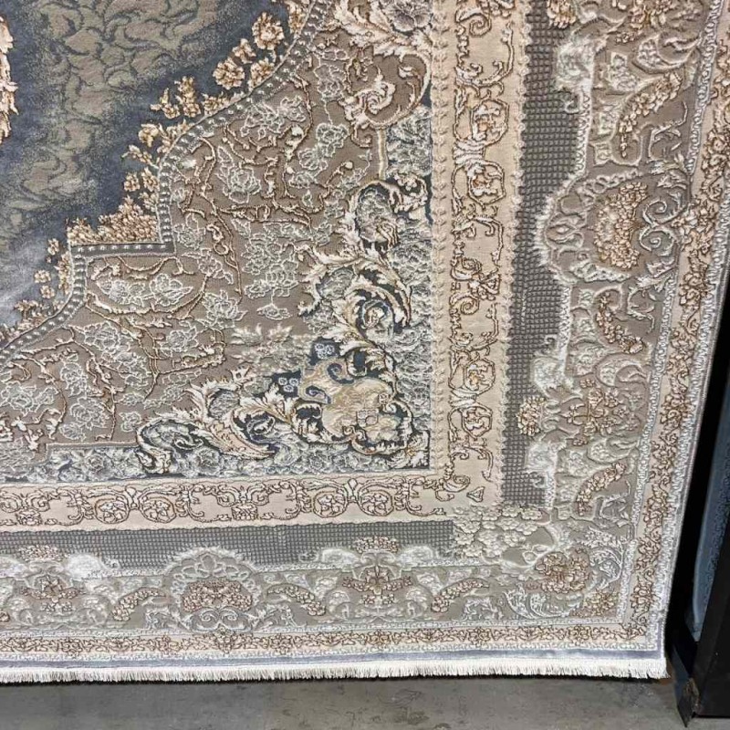 سجاد تركي سيلفر 24 سماوي مقاس 400*600