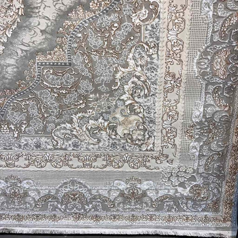 سجاد تركي سيلفر 24 رصاصي فاتح مقاس 400*600