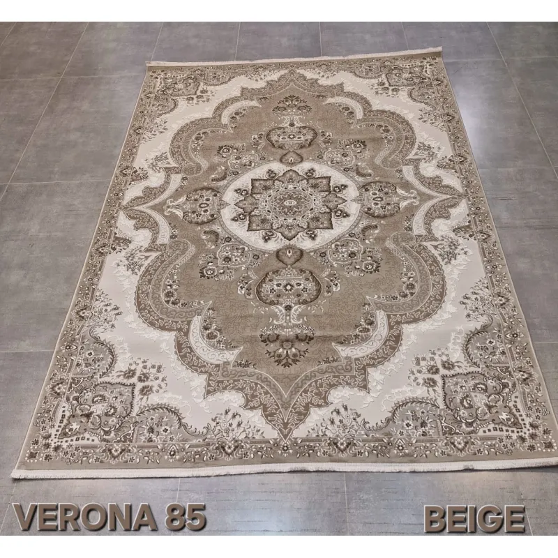 Verona Turkish Classic Rug N485A Beige Size 500*600