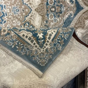 سجاد فيرونا تركي كلاسيك N485A سماوي دائري مقاس 150*150