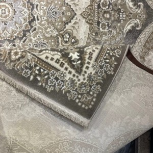 سجاد فيرونا تركي كلاسيك N485A رصاصي غامق مقاس 500*600